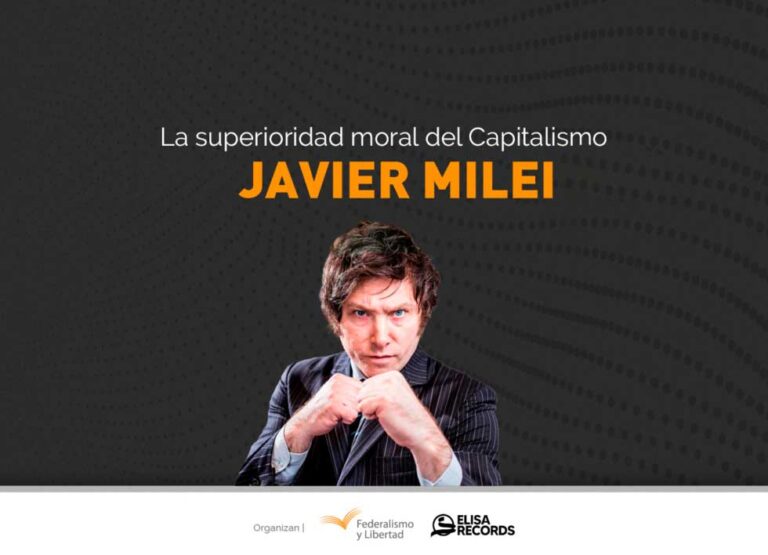 Se realizó la conferencia online de Javier Milei