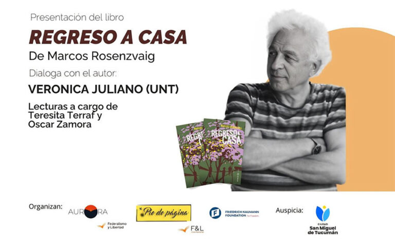 Presentación de la novela Regreso a Casa de Marcos Rosenzvaig